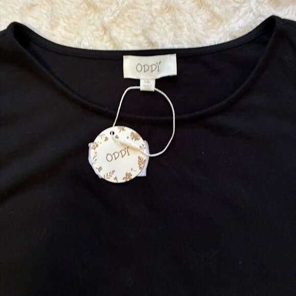 NWT Oddi Round Neck Women's Size 1XLargeT-Shirt with Tulle O-Bajuband Blouse - Picture 5 of 7